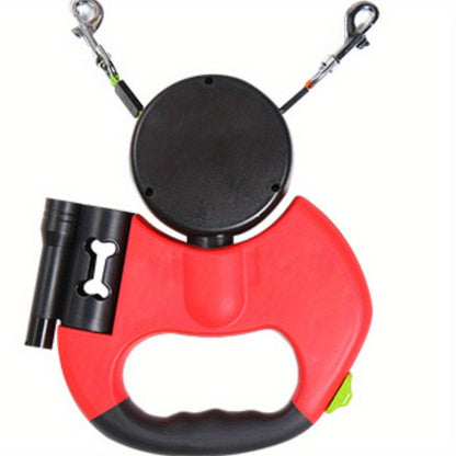 Dual-Head Automatic Retractable Pet Leash