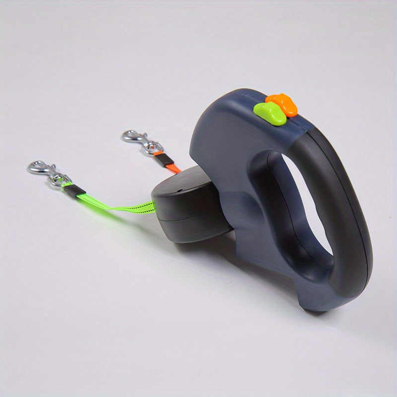 Dual-Head Automatic Retractable Pet Leash