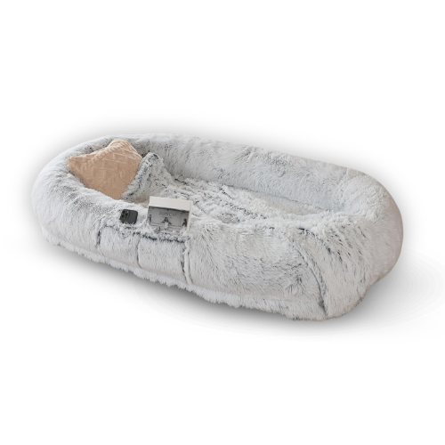 Cozy Faux Fur Pet Lounger