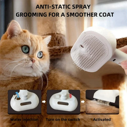 Steamy Pet Grooming Comb