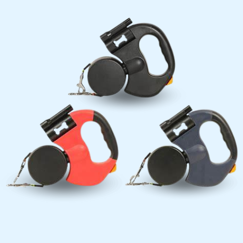 Dual-Head Automatic Retractable Pet Leash