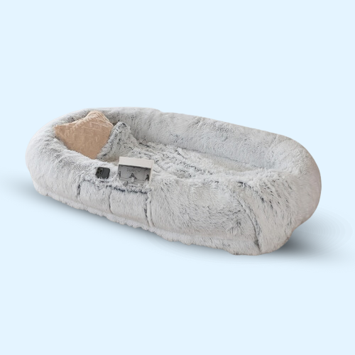 Cozy Faux Fur Pet Lounger