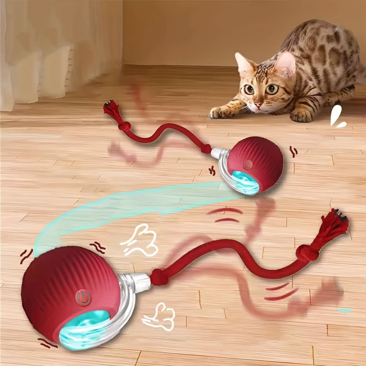 Rechargeable Interactive Cat Ball Toy