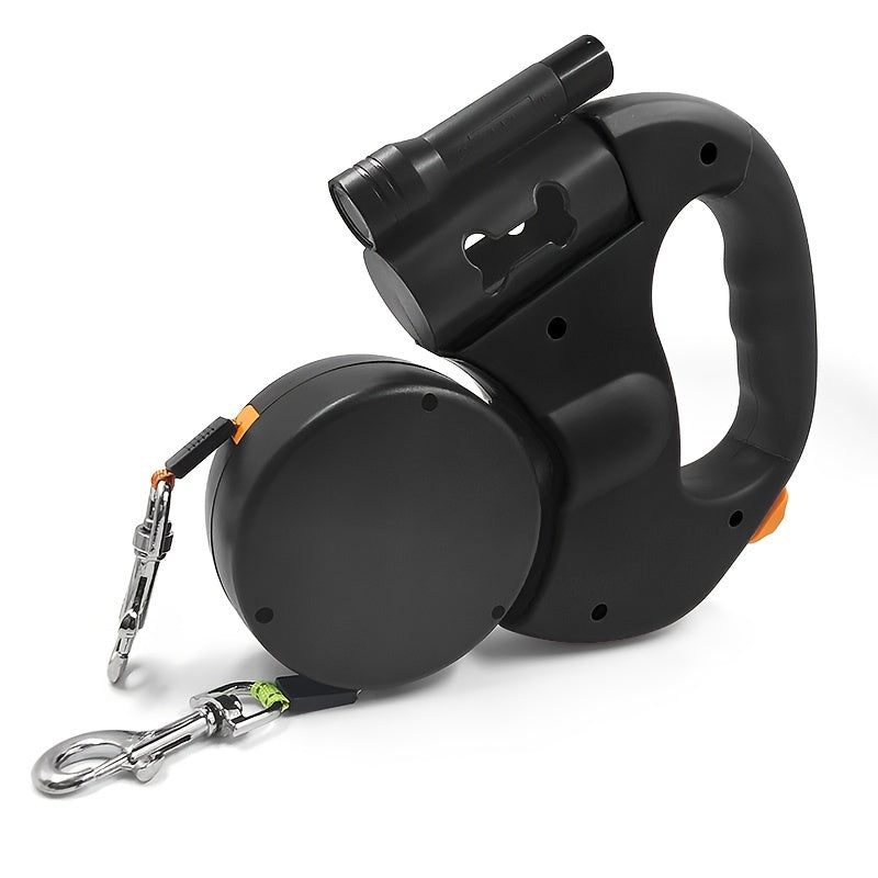 Dual-Head Automatic Retractable Pet Leash