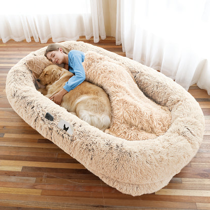 Cozy Faux Fur Pet Lounger